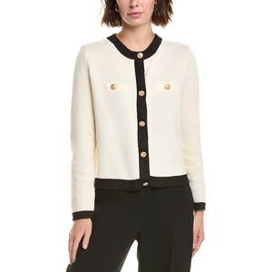 Colette Rose Womens  Button Cardigan, Tan